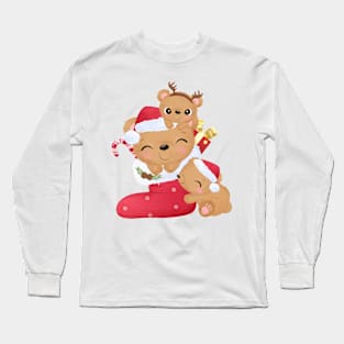 Mom and Baby Christmas Long Sleeve T-Shirt